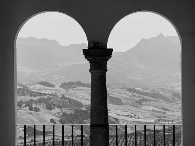Terrace with view. Photo © Bodegas Ramos-Paul